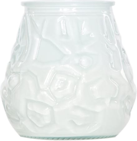 Cosy & Trendy mini lowboy tafelkaars - wit - 17 Branduren - 7 cm - kaars