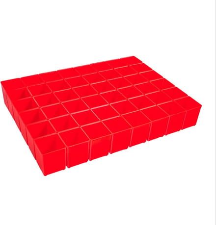 BS Systems 48x Inzetbox A3 rood - 6000001817