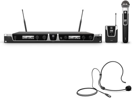 Adam Hall U505 HBH 2 584-608MHz - Draadloze transmissie set