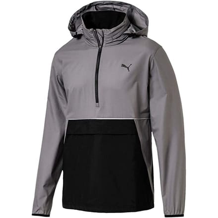 Puma Golf Retro Heren Grijs Anorak Jasje