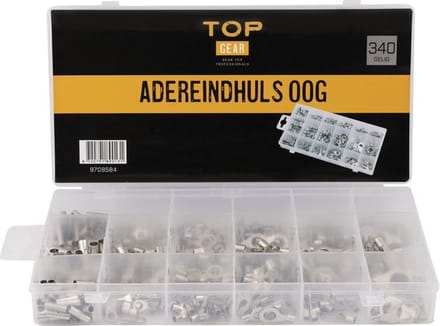 Adereindhuls oog assortimentsdoos 340-delig - TOPGEAR