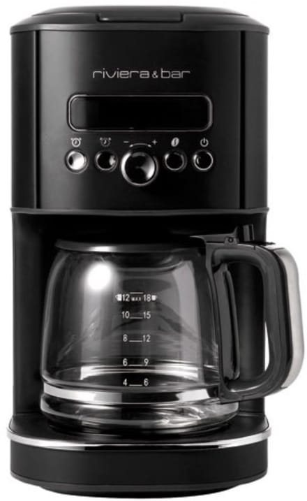 Filterkoffie - Zwart - 1.8L - LCD display - Riviera & Bar - BCF5789