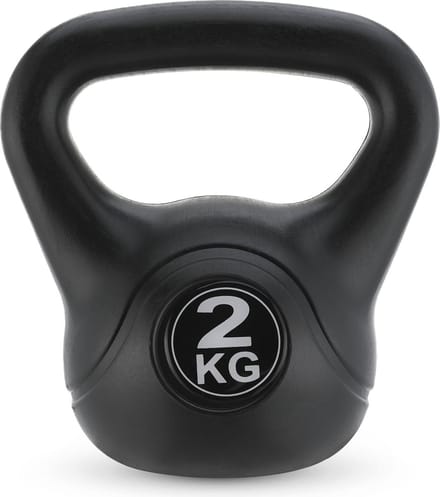 Gymtek® Kettlebell Dumbbell - 2kg - Kettlebell, Halter, Balgewicht