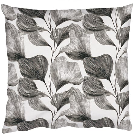 Sierkussens - Kussentjes Woonkamer - 40x40 cm - Botanisch - Bladeren - Zwart