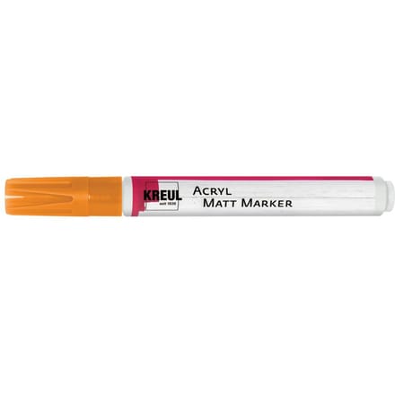 KREUL Acryl Mat Marker medium - Oranje
