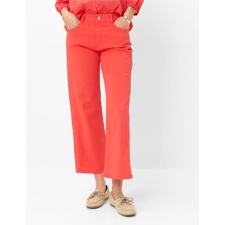 Brax Dames Culotte  Style MAINE S HIBISCUS, rood, maat 38