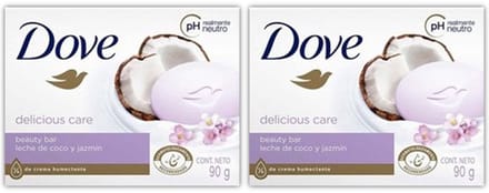 Dove Zeep Cocos & Jasmijnblaadjes 2 x 90 Gram
