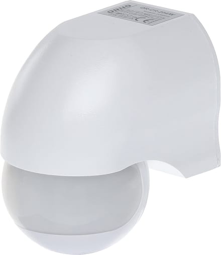Bewegingssensor PIR – 180° Detectie – Waterdicht IP44 – Instelbare Tijd & Lichtgevoeligheid – Wit