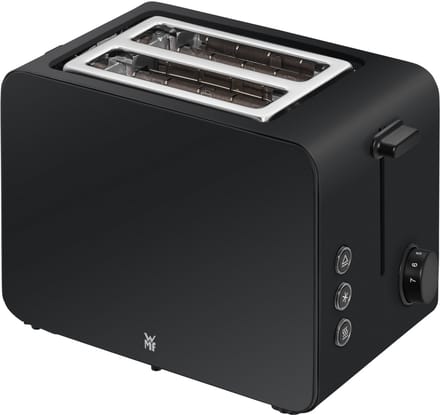 WMF Stelio 0414210071 - Broodrooster - Deep Black - 2 Sneden - Instelbare Bruiningsgraad - Compact