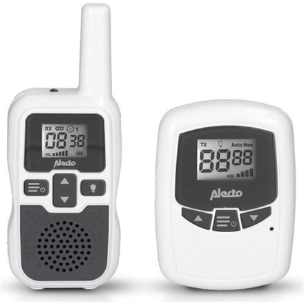 Alecto DBX-80 - Babyfoon met groot bereik - Tot 3km - Wit/Antraciet