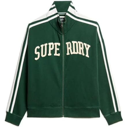 Superdry - Athletic Essentials Applique Losse Zip Track Top - Dames - Hoodies