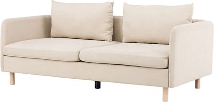 Zero bank 3-zits beige.