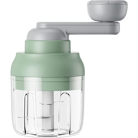 Hachoir à ail manuel multifonction, portable et pratique, idéal pour la cuisine et la maison vert