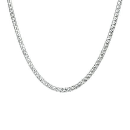 Gourmette 3,0 Mm Zilver Gerhodineerd