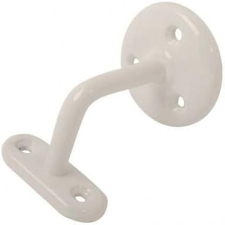 Leuning Beugel - Steun Ondersteuning - Trappenhuis Afwerking - Modern Design - 63mm - Wit