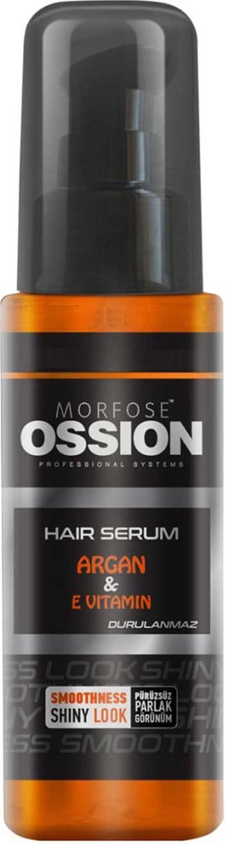 Ossion Argan Hair Serum - Morfose - Vitamine E - Shiny Look - 75 ml