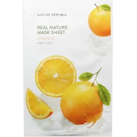 NATURE REPUBLIC - Real Nature Sheet Mask - Orange - 1stuk