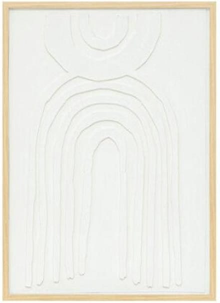 Atmosphera Bobby Wanddecoratie fotokader - 50x70cm - Wit