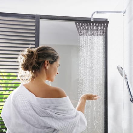 AHD® Douche - Douchekop - Doucheset - Douchekop Met Filter - Zwart - 20cm x 20cm x 2cm
