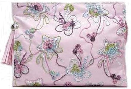 Gillian Jones Embroidery - Toilettas - Roze