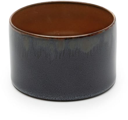 Serax Terres de Rêves Beker - Ø7,5 x H5 - Dark Blue / Rust - 8 stuks