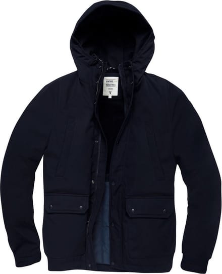 Vintage Industries Ledger parka deep blue M