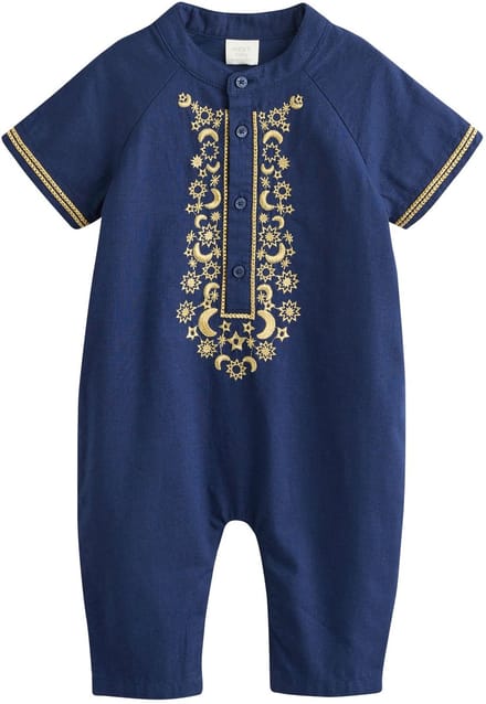 Next - Jongens - Babygelegenheidsrompertje - Blauw