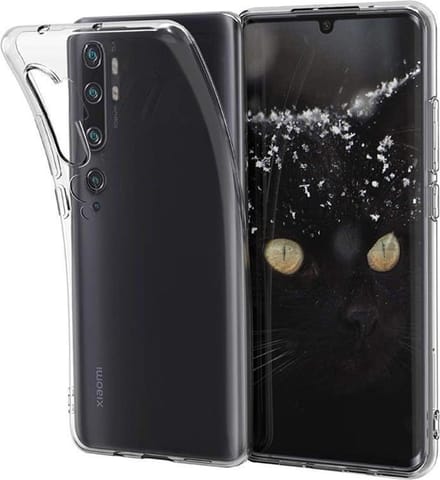 DrPhone Xiaomi MI NOTE 10/10 PRO TPU Hoesje - Ultra Dun Premium Soft-Gel Case - Transparant