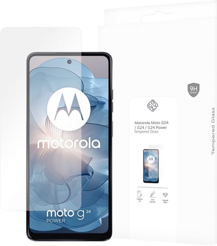 Cazy screenprotector geschikt voor Motorola Moto G04 / G04s / G24 / G24 Power - Screenprotector Gehard Glas