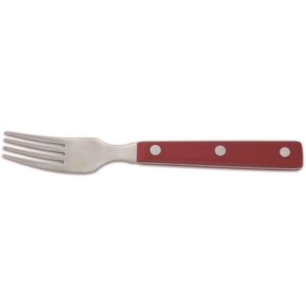 Fourchette - ARCOS - 374722 - Acier inoxydable 18/10 - Manche rouge - 9 cm