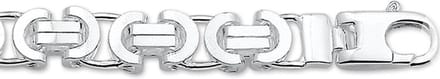 YO&NO - Ketting - Staal - Konings - Lengte 50cm - Dikte 8,5mm - Heren - Dames - Sieraden