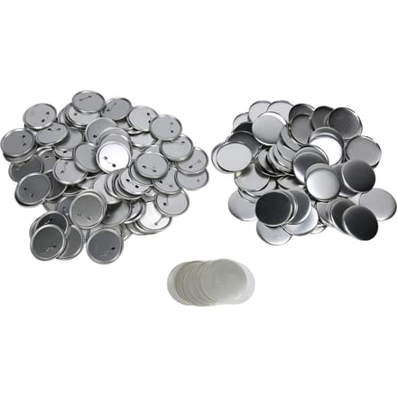 100 Sets Blanco Button Badge Onderdelen Set DIY voor Button Maakmachine Roestpreventie Button Maker 58mm/2.3in