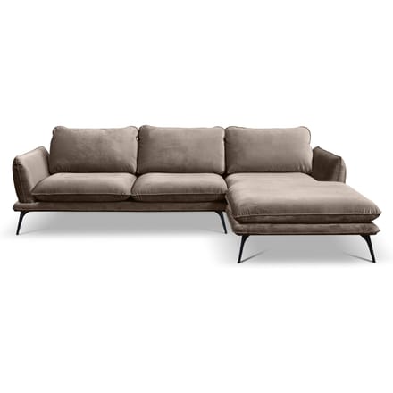 Hoekbank Piemonte rechts velvet | NADUVI Collection