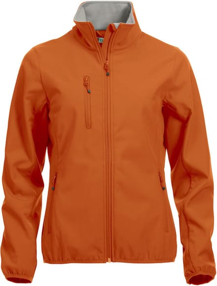 Clique Basic Softshell Jas Dames Dieporanje maat M