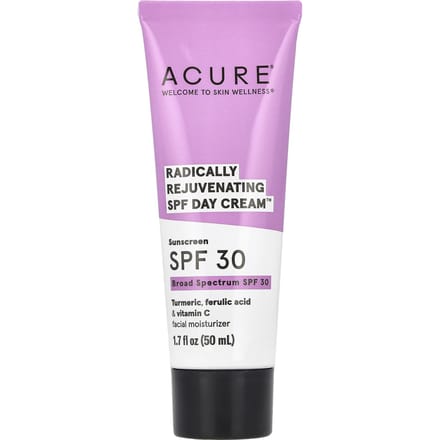 ACURE, Crème de Jour Radically Rejuvenate SPF™, FPS 30, 50 ml(1,7 fl oz) pink