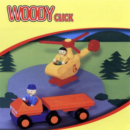 Beleduc - woody click helicopter met trailer