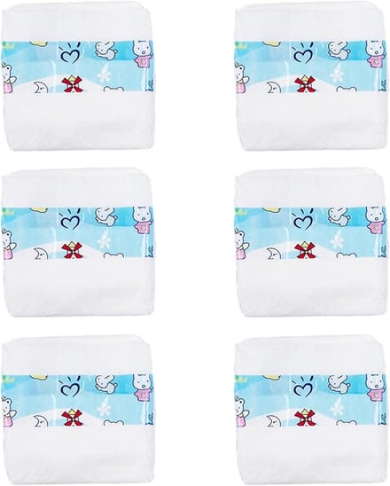Set van 6 luiers voor poppen