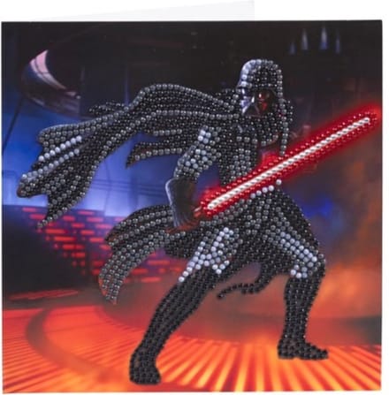 Diamond painting kaart Star Wars: Darth Vader