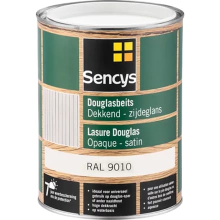 Sencys Beits Douglas Hout Dekkend Ral9010 2,5l