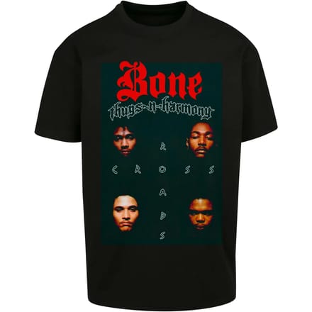 Mister Tee BoneThugsNHarmony - Crossroads Oversize Heren Tshirt - S - Zwart