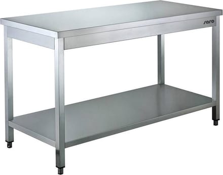 Saro RVS  Horeca Werktafel - stevige kwaliteit - 2 jaar garantie - afmetingen 2000 x 600 x 850 mm