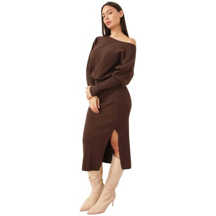 Midi-jurken La Modeuse 77543_P183804