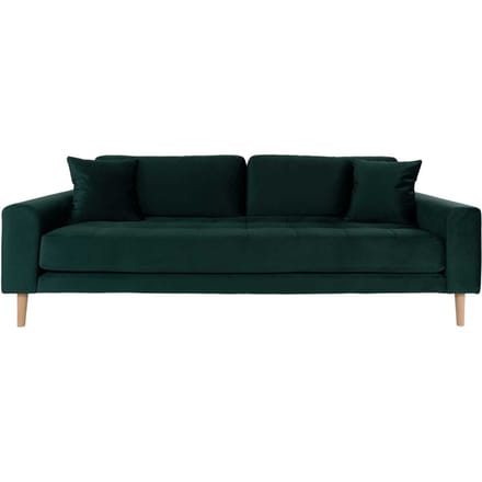 House Collection Velvet 3-zitsbank Milo Donker Groen