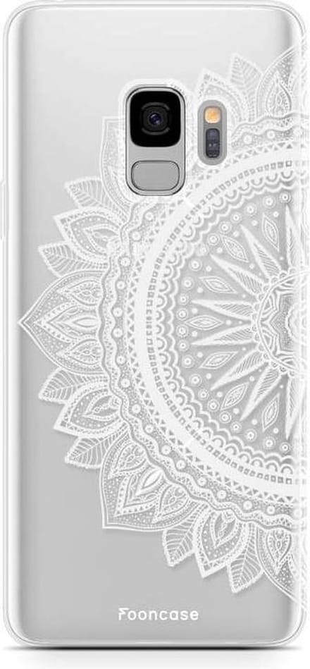 Fooncase Hoesje Geschikt voor Samsung Galaxy S9 - Shockproof Case - Back Cover / Soft Case - Mandala / Ibiza