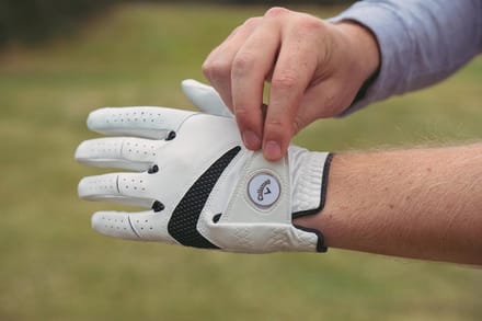 Golfhandschoen voor Rechtshandige Golfer - Premium Synthetisch, Wit, Maat L, 2025