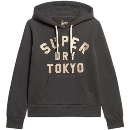 Dames Hoodie Superdry Glitter Graphic Logo