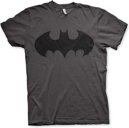Batman Inked Logo Heren T-shirt - donkergrijs - M