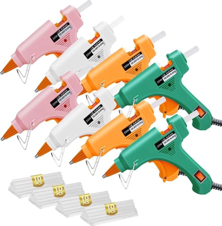 Mini lijmpistool met 40 lijmstiften voor creatief knutselen