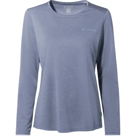 Vaude Essential T-shirt Met Lange Mouwen Blauw 42 Vrouw