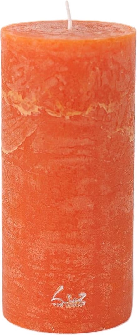 Rasteli Luz Your Kaars Cilinder Oranje D 7 cm H 15 cm